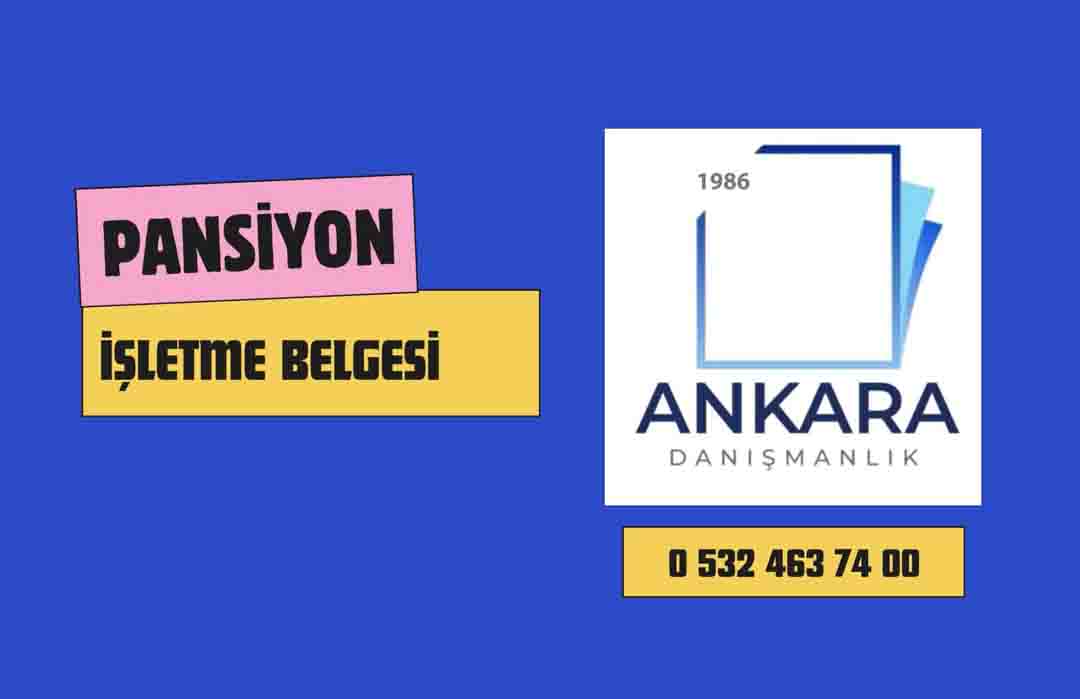 Pansiyon Turizm İşletme Belgesi Pansiyon Turizm İşletme Belgesi