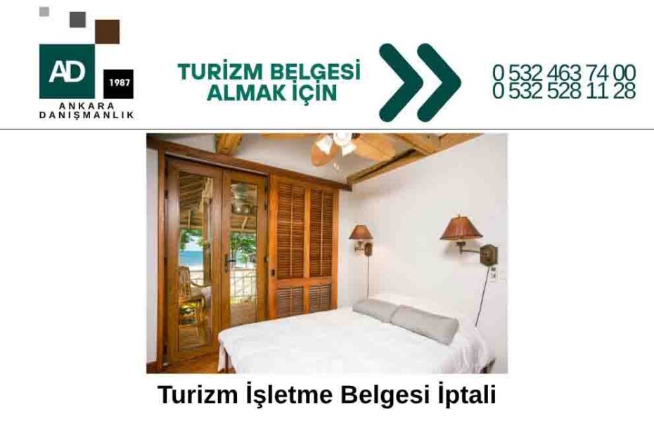 Turizm Belgesi İptali